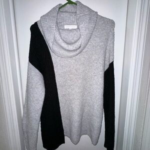 Adyson Parker Two-Tone Cowl Neck Sweater